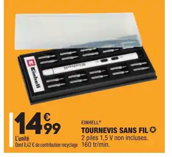 ALDI Tournevis sans fil offre