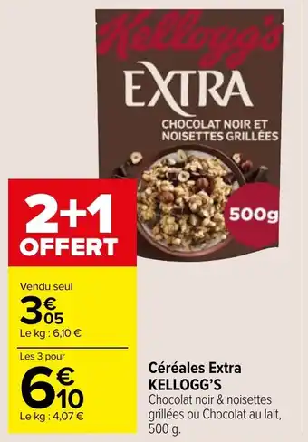 Carrefour Market Céréales Extra KELLOGG'S offre