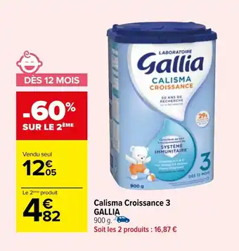 Carrefour Market Calisma Croissance 3 GALLIA offre