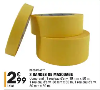 ALDI 3 Bandes de Masquage offre