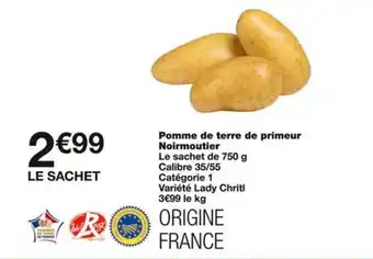 Monoprix Pomme de terre de primeur Noirmoutier offre