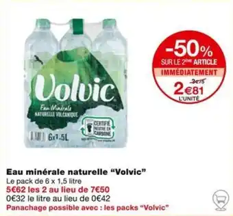 Monoprix Eau minérale naturelle "Volvic" offre