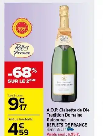 Carrefour Market A.O.P. Clairette de Die Tradition Domaine offre