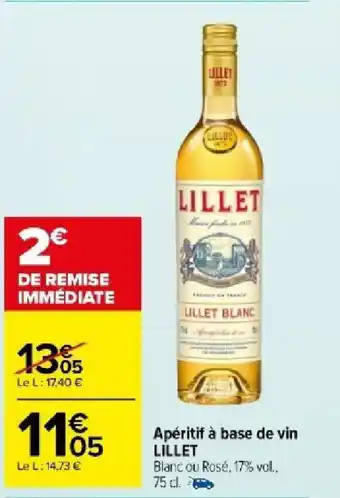 Carrefour Market Apéritif à base de vin LILLET offre