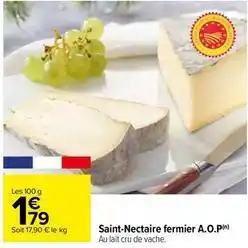Carrefour Drive Saint nectaire fermier a.o.p offre