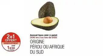 Monoprix Avocat hass mûr à point offre