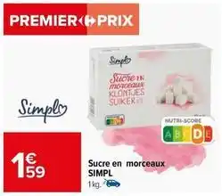 Carrefour Drive Simpl - sucre en morceaux offre