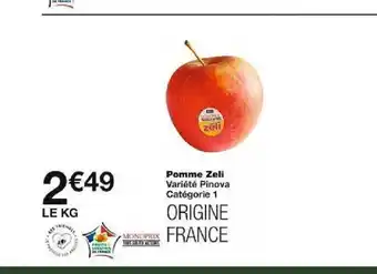 Monoprix Pomme Zeli offre