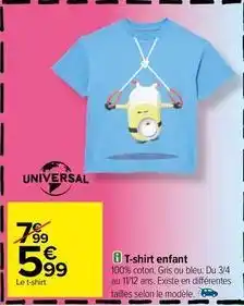 Carrefour Drive T-shirt enfant offre