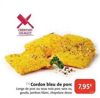 Colruyt Cordon bleu de porc offre
