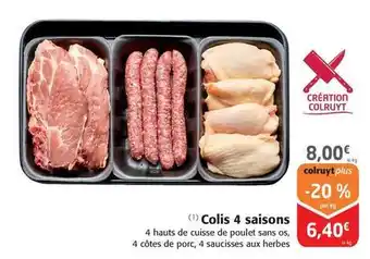 Colruyt Colis 4 saisons offre
