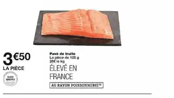 Monoprix Pavé de truite offre