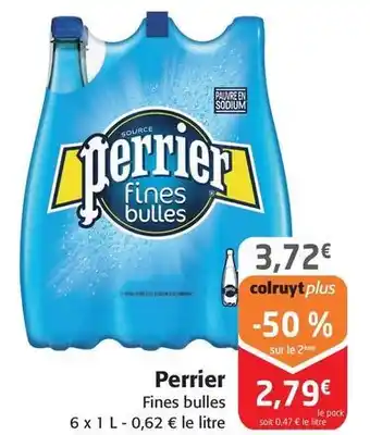 Colruyt Perrier - eau gazeuse offre