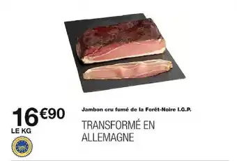 Monoprix Jambon cru fumé de la Forêt-Noire I.G.P. offre