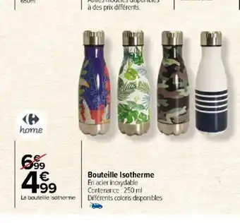 Carrefour Market Bouteille Isotherme offre