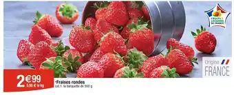 Cora x Carrefour Fraises rondes offre