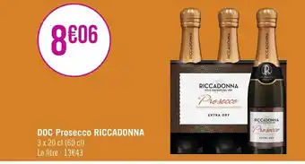 Géant Casino RICCADONNA DOC Prosecco offre