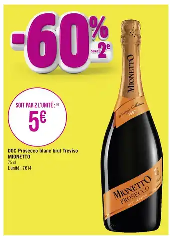 MIONETTO DOC Prosecco blanc brut Treviso