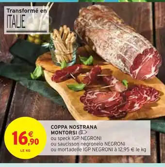 Intermarché MONTORSI COPPA NOSTRANA offre