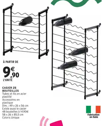 Intermarché CASIER 25 BOUTEILLES offre