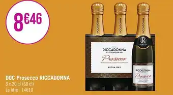 Casino Supermarchés RICCADONNA DOC Prosecco offre