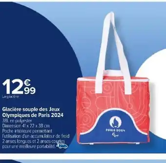 Carrefour Glacière souple des Jeux Olympiques de Paris 2024 offre