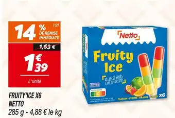 Netto NETTO FRUITY'ICE X6 offre
