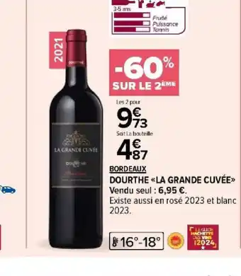 Carrefour DOURTHE LA GRANDE CUVÉE offre