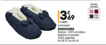 ALDI Chaussons offre