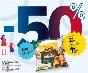 Carrefour Potatoes surgelées MC CAIN offre