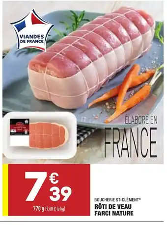 ALDI Rôti de Veau Farci Nature offre