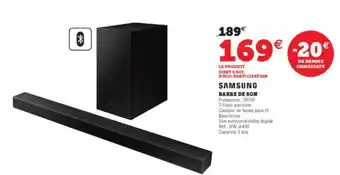 Super U Samsung Barre de Son offre