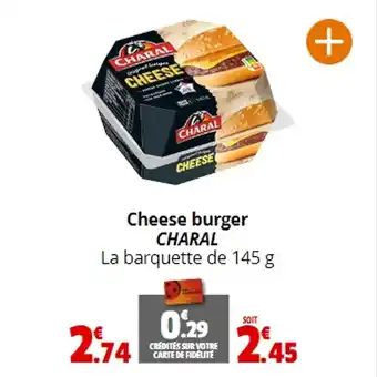 Coccimarket Cheese burger CHARAL offre