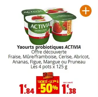 Yaourts probiotiques ACTIVIA