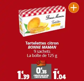 Coccimarket Tartelettes citron BONNE MAMAN offre