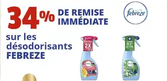 sur les désodorisants 2X FEBREZE