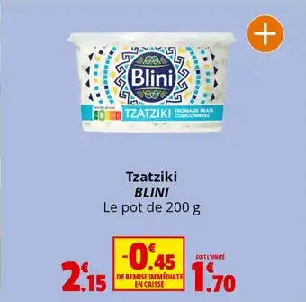 Coccinelle Express Tzatziki BLINI offre