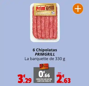 Coccinelle Express 6 Chipolatas PRIMGRILL offre