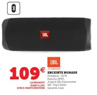 Super U Enceinte Nomade offre
