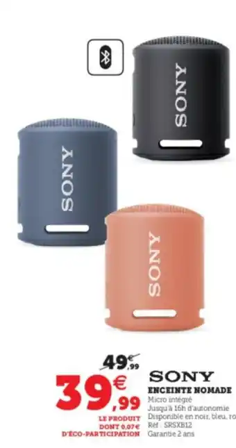 Enceinte Nomade