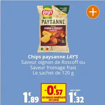 Coccinelle Express Chips paysanne LAY'S offre