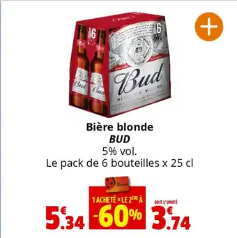 Coccinelle Express Bière blonde BUD offre