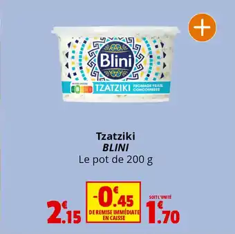 Coccinelle Supermarché Tzatziki BLINI offre