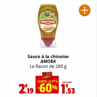 Coccinelle Supermarché Sauce à la chinoise AMORA offre