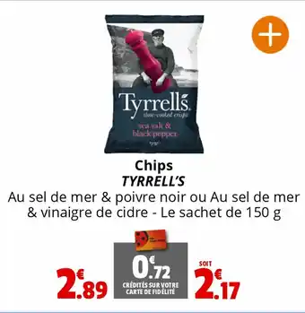 Coccinelle Supermarché Chips TYRRELL'S offre