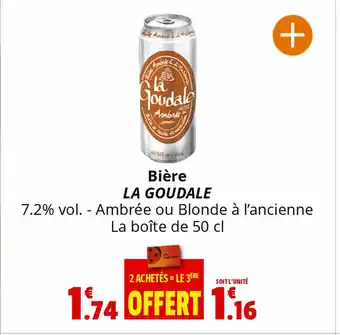 Coccinelle Supermarché Bière LA GOUDALE offre