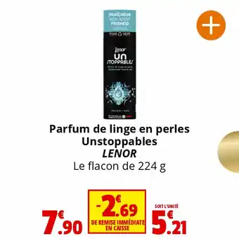 Coccinelle Supermarché Parfum de linge en perles Unstoppables LENOR offre