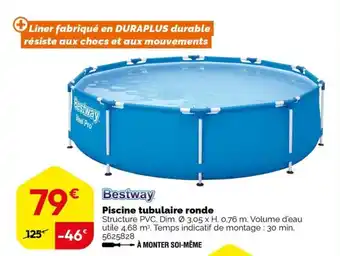 Weldom Piscine tubulaire ronde offre
