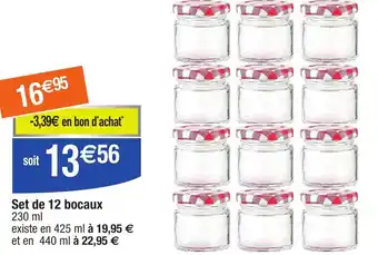 Migros Set de 12 bocaux offre