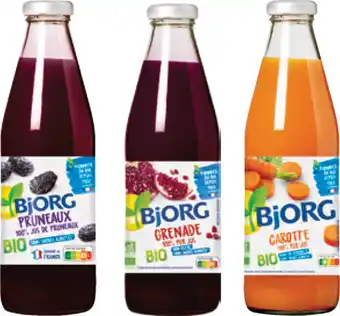 Carrefour Market BJORG SUR TOUS LES JUS offre